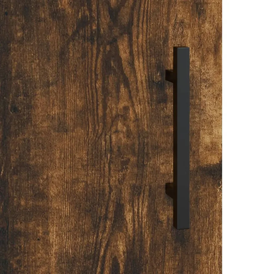 Armoire murale chêne fumé 69,5x34x90 cm - 10