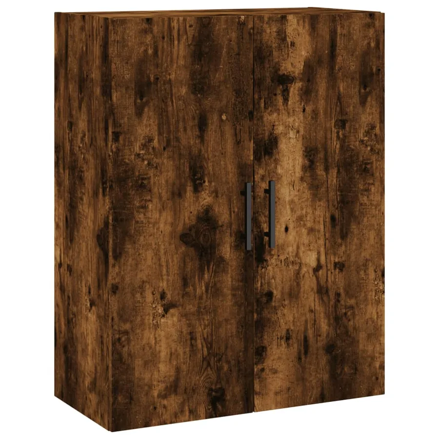 Armoire murale chêne fumé 69,5x34x90 cm - 2