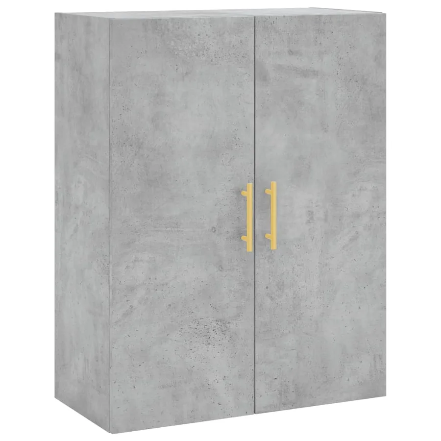 Armoire murale gris béton 69,5x34x90 cm - 2