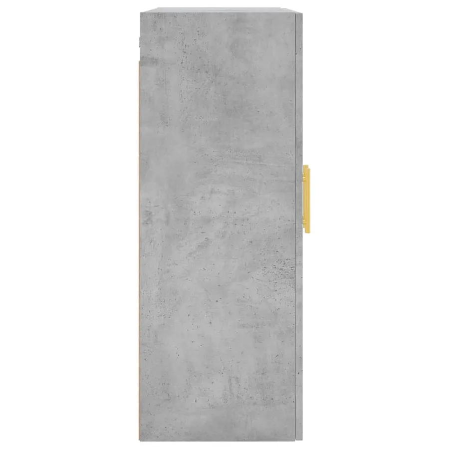 Armoire murale gris béton 69,5x34x90 cm - 8