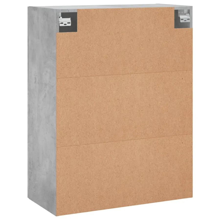 Armoire murale gris béton 69,5x34x90 cm - 9