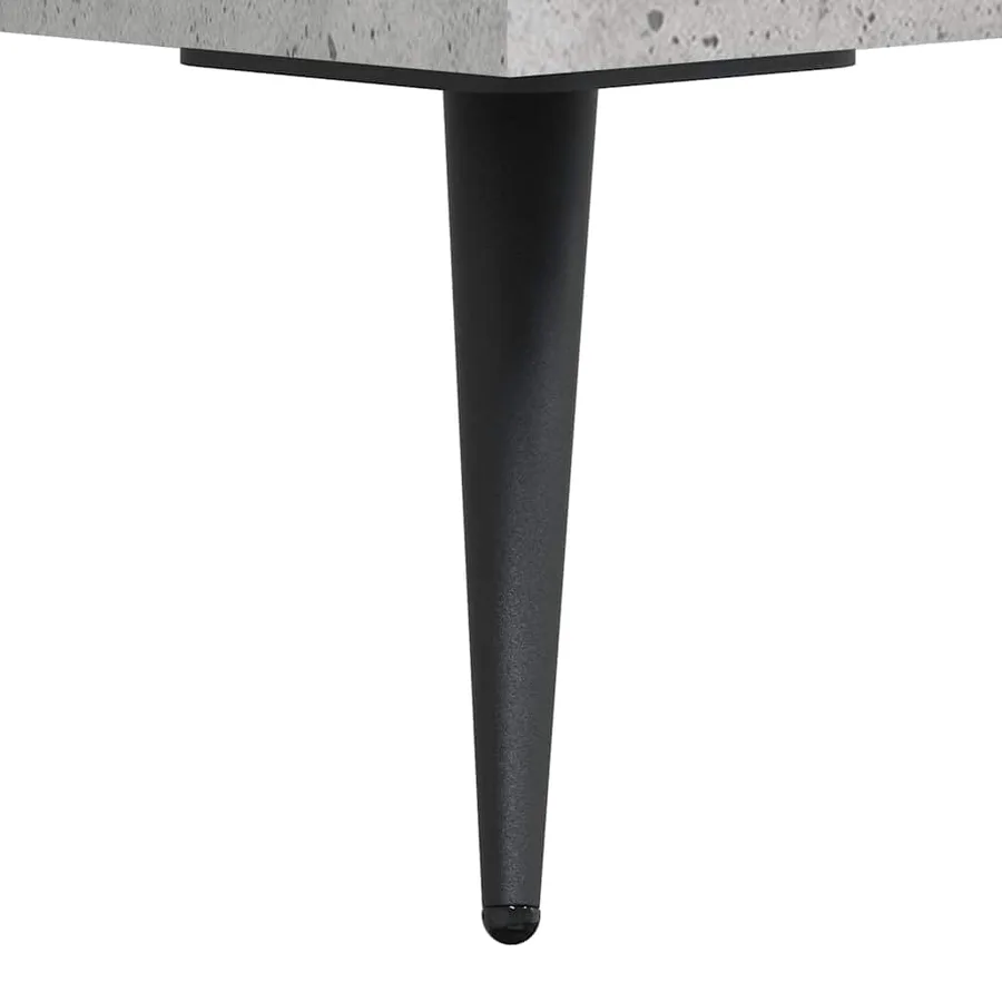 Buffet gris béton 69,5x34x90 cm bois d'ingénierie - 11
