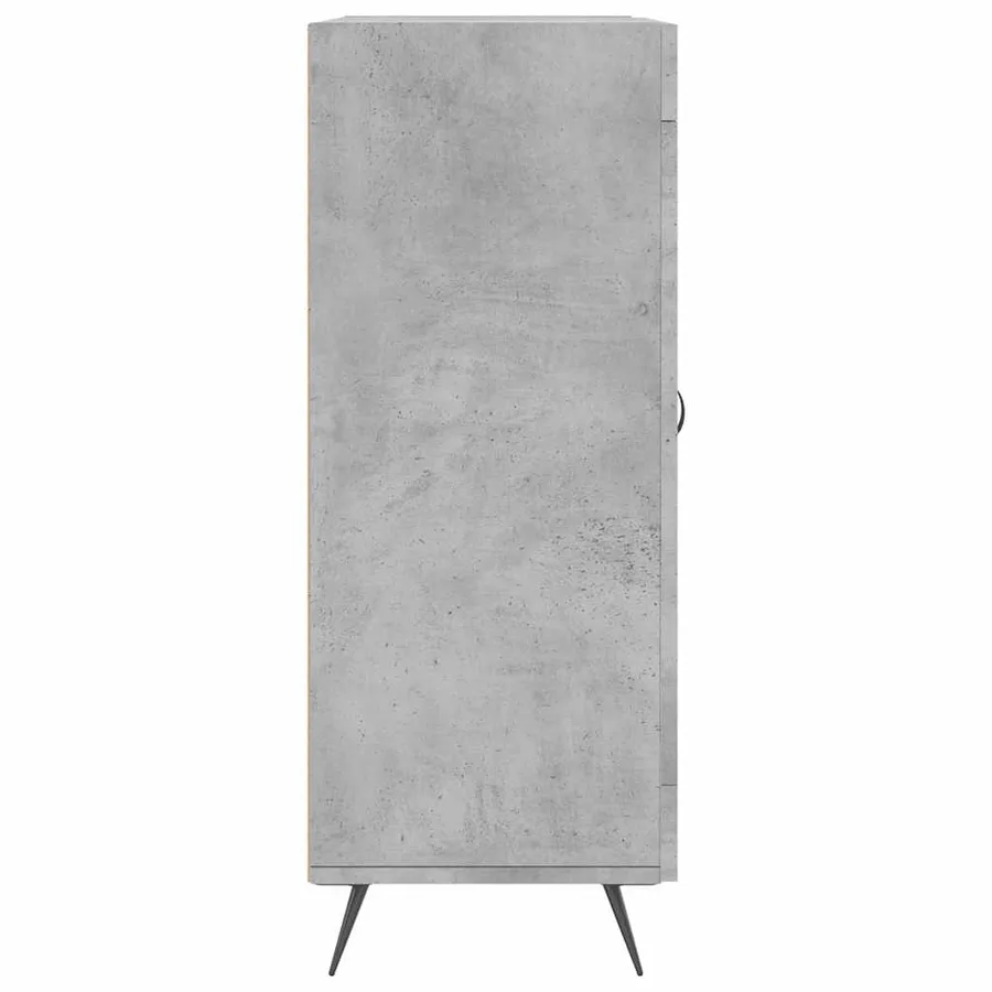 Buffet gris béton 69,5x34x90 cm bois d'ingénierie - 7