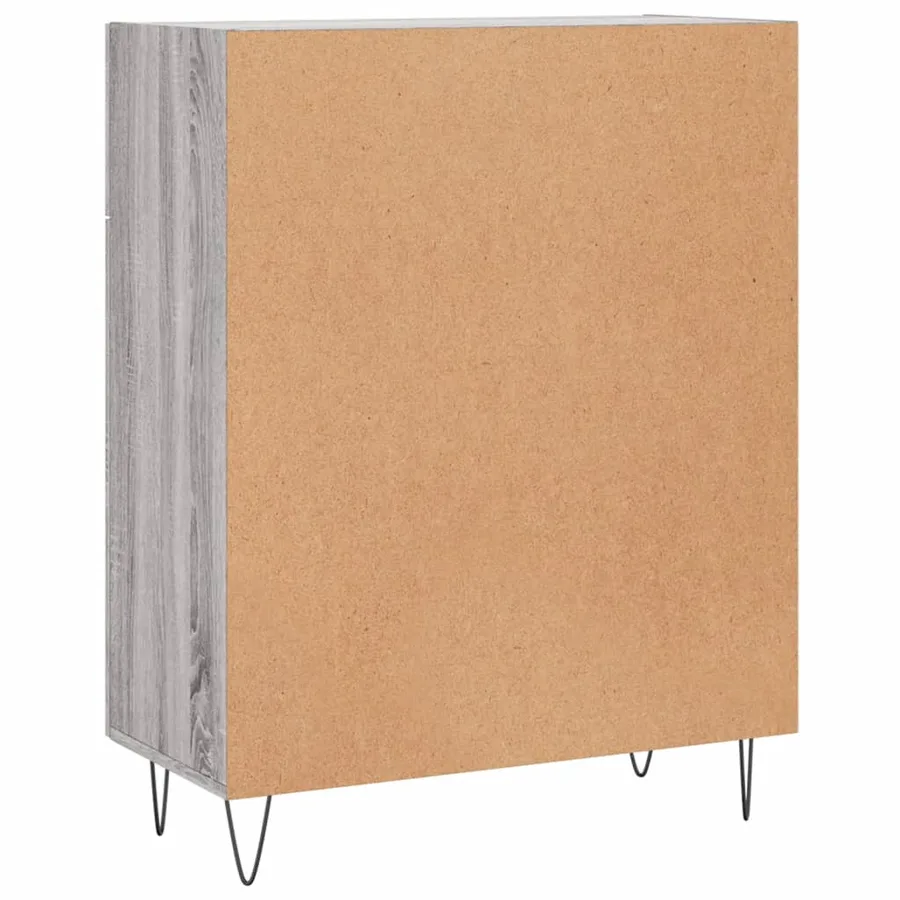 Buffet sonoma gris 69,5x34x90 cm bois d'ingénierie - 8