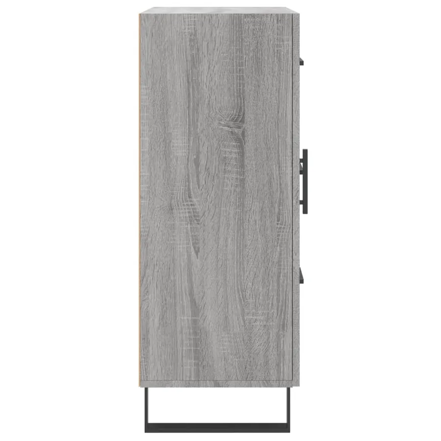 Buffet sonoma gris 69,5x34x90 cm bois d'ingénierie - 7