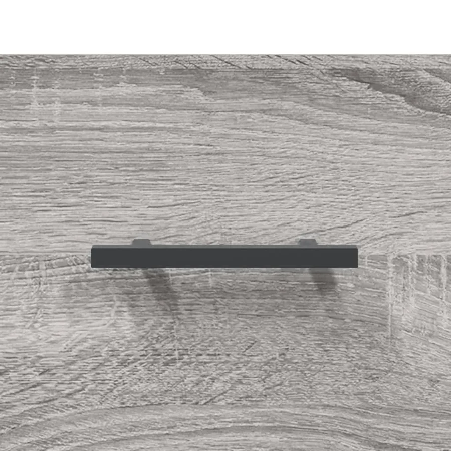 Buffet sonoma gris 69,5x34x90 cm bois d'ingénierie - 9