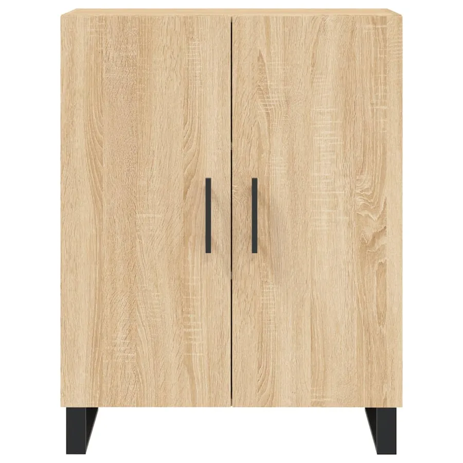 Buffet chêne sonoma 69,5x34x90 cm bois d'ingénierie - 5