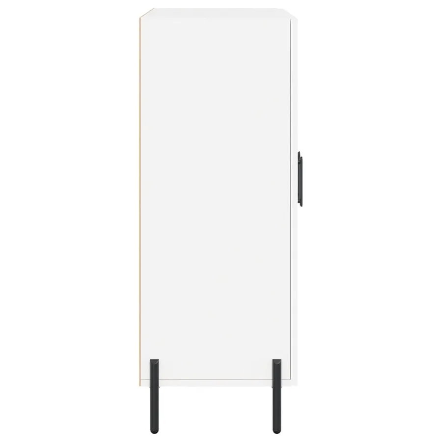 Buffet blanc 69,5x34x90 cm bois d'ingénierie - 7