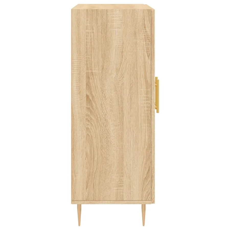 Buffet chêne sonoma 69,5x34x90 cm bois d'ingénierie - 7