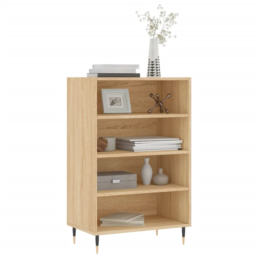 Buffet haut chêne sonoma 57x35x90 cm bois d'ingénierie - 3