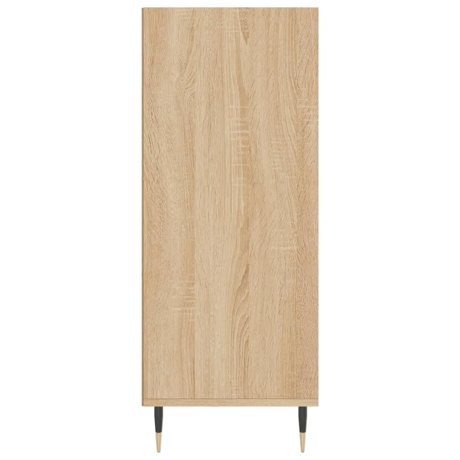 Buffet haut chêne sonoma 57x35x90 cm bois d'ingénierie - 5
