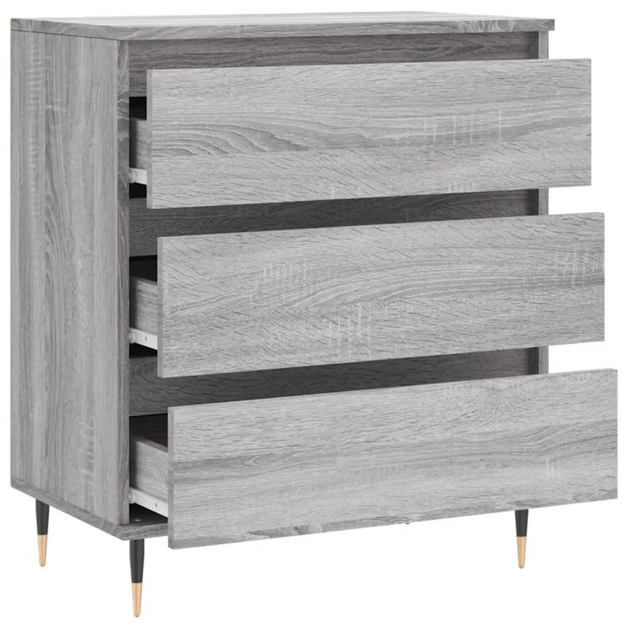 Buffet Sonoma gris 60x35x70 cm Bois d'ingénierie - 6