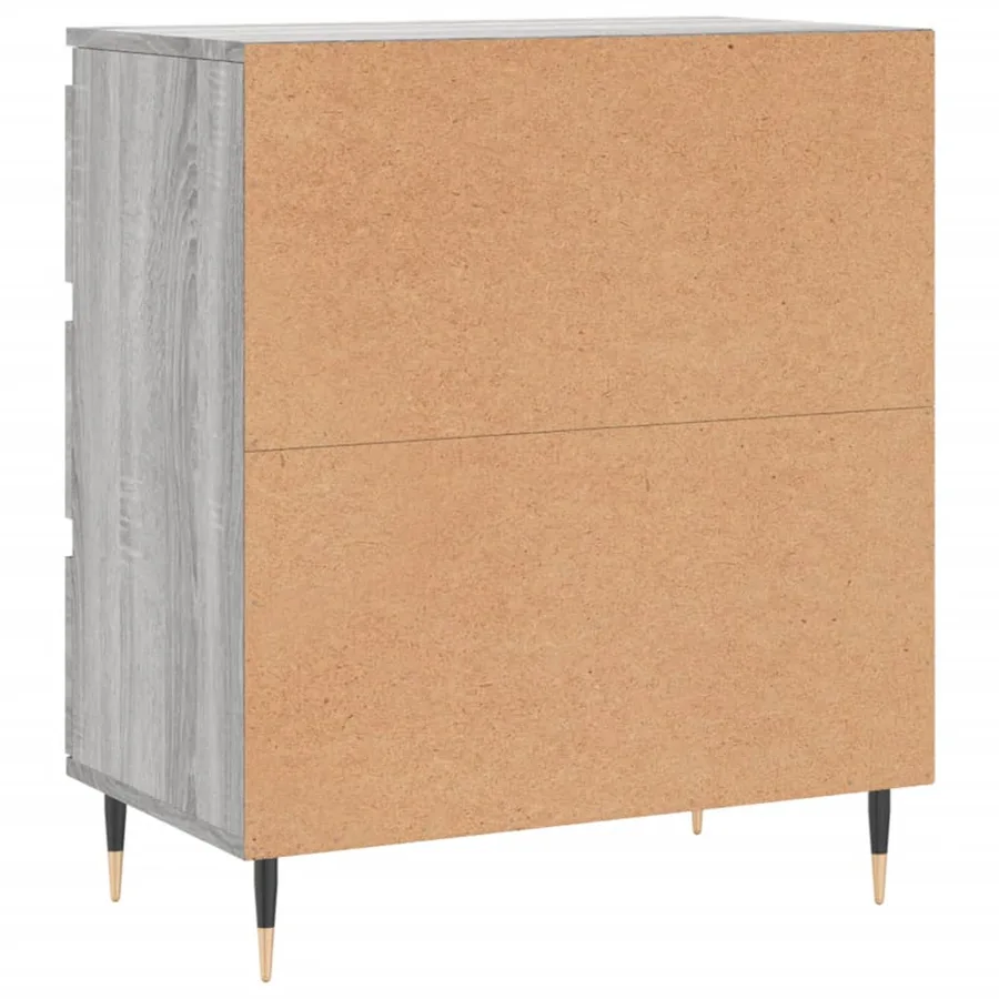 Buffet Sonoma gris 60x35x70 cm Bois d'ingénierie - 8