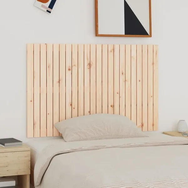 Tête de lit murale 140x3x90 cm Bois massif de pin