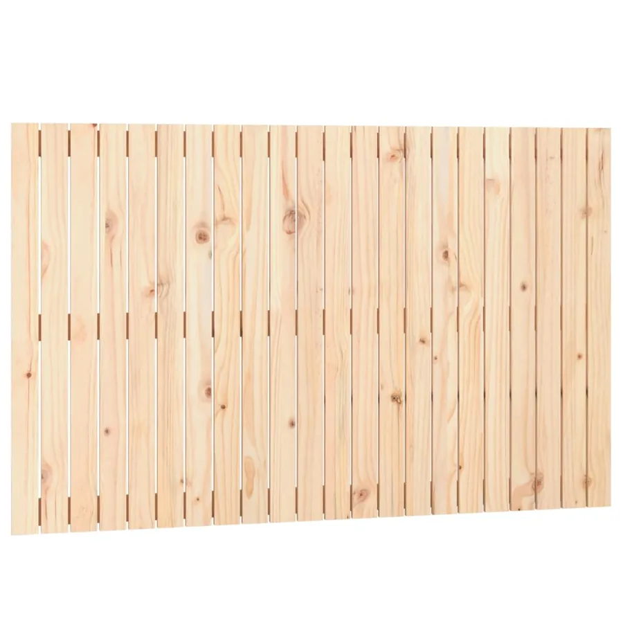 Tête de lit murale 140x3x90 cm Bois massif de pin - 2