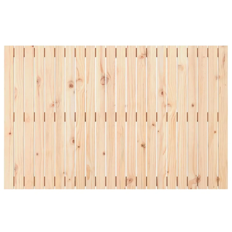 Tête de lit murale 140x3x90 cm Bois massif de pin - 4