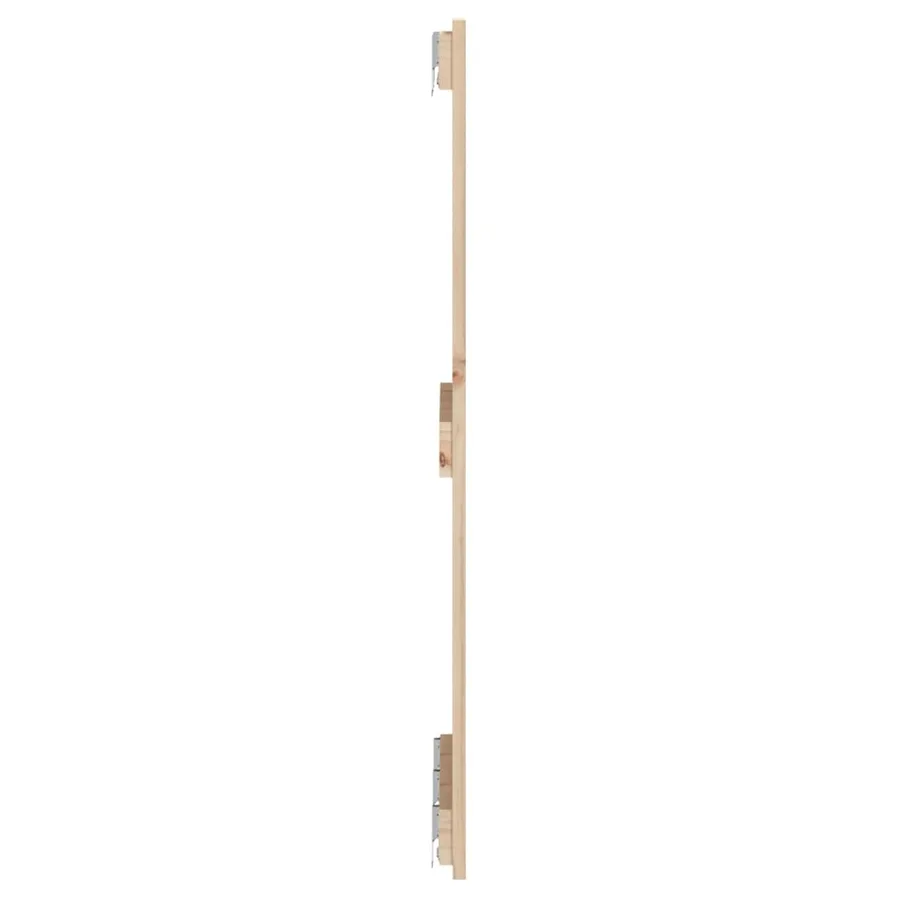 Tête de lit murale 140x3x90 cm Bois massif de pin - 5