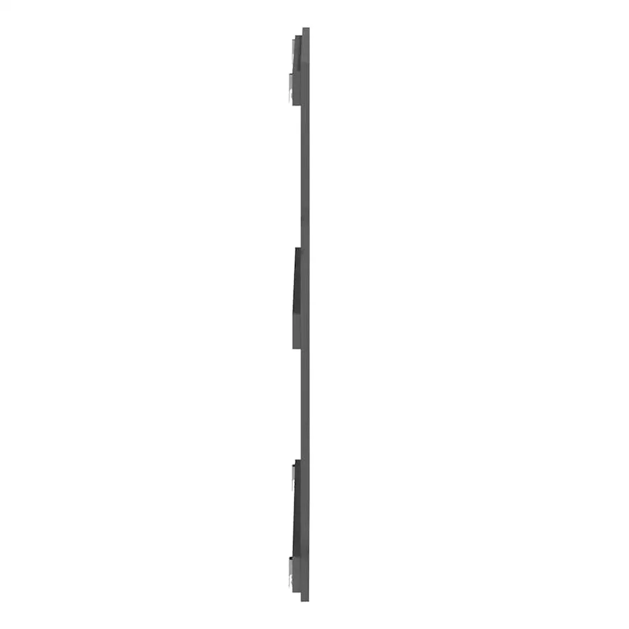 Tête de lit murale Gris 108x3x90 cm Bois massif de pin - 5