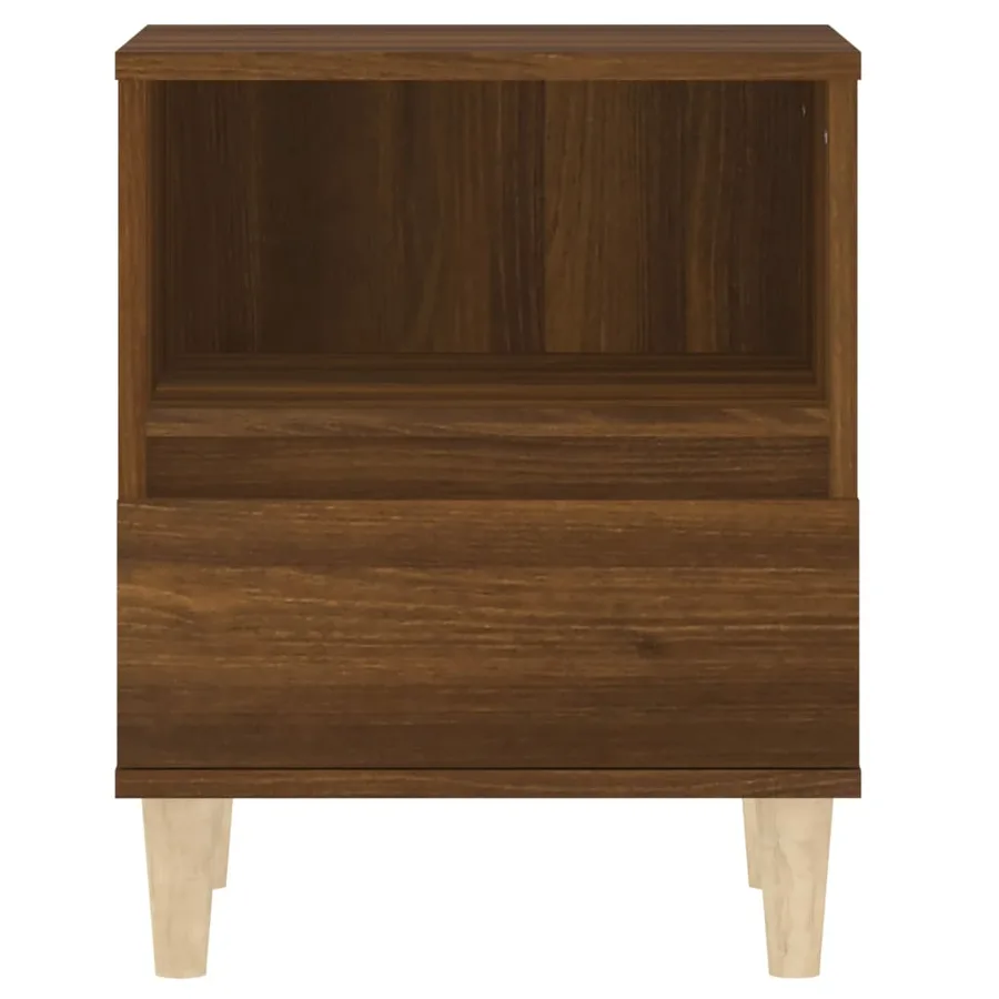 Table de chevet Chêne marron 40x35x50 cm - 6