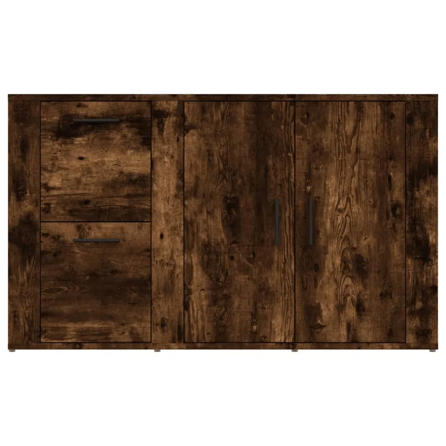 Buffet Chêne fumé 100x33x59,5 cm Bois d'ingénierie - 6