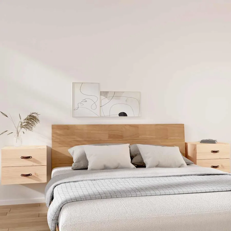 Tables de chevet murales 2 pcs 50x36x40 cm