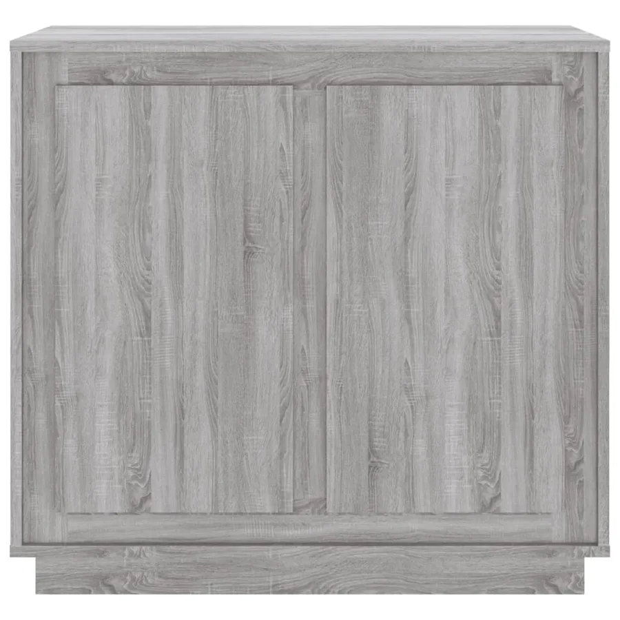 Buffet sonoma gris 80x34x75 cm bois d'ingénierie - 5