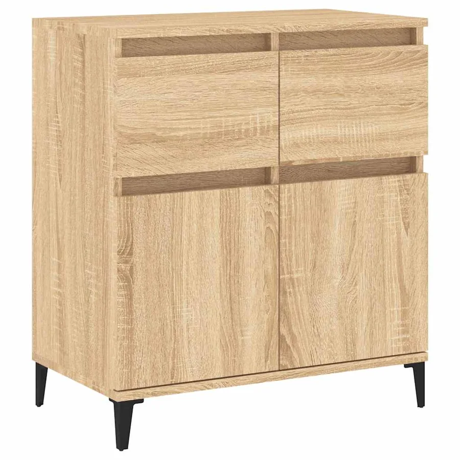 Buffet Chêne sonoma 60x35x70 cm Bois d'ingénierie - 2