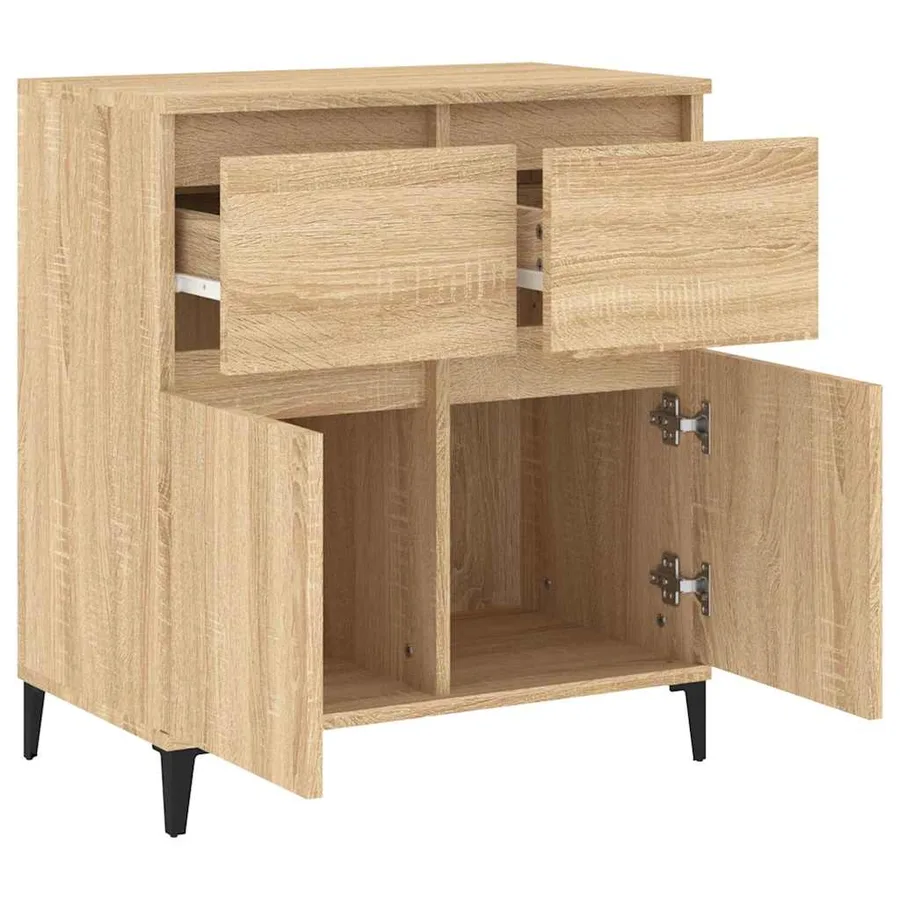 Buffet Chêne sonoma 60x35x70 cm Bois d'ingénierie - 6