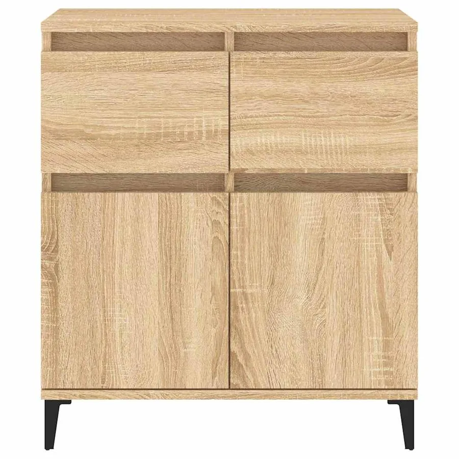 Buffet Chêne sonoma 60x35x70 cm Bois d'ingénierie - 7