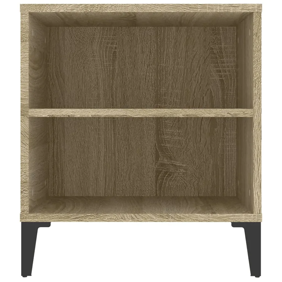 Meuble TV Chêne sonoma 102x44,5x50 cm Bois d'ingénierie - 8
