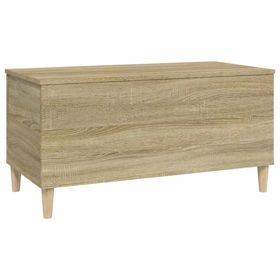 Table basse Chêne sonoma 90x44,5x45 cm Bois d'ingénierie - 4