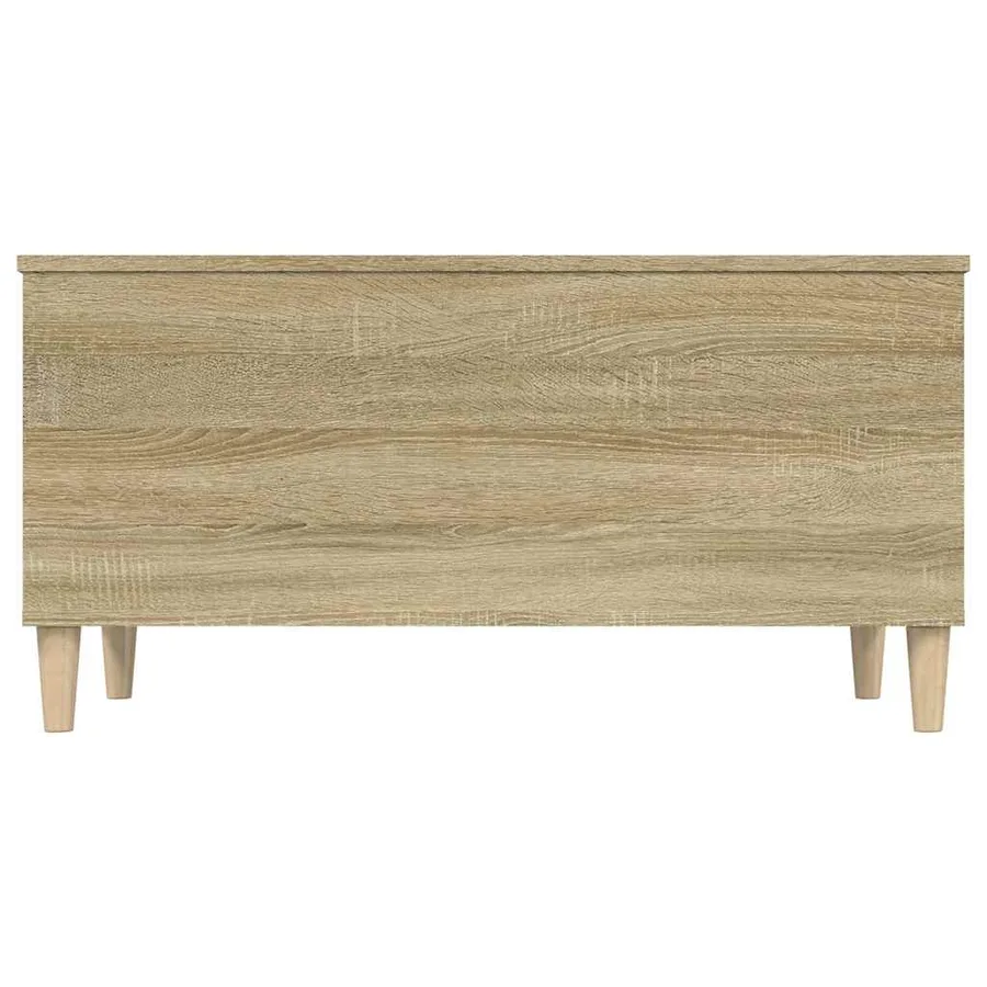 Table basse Chêne sonoma 90x44,5x45 cm Bois d'ingénierie - 5