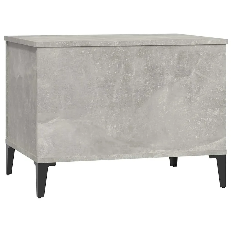 Table basse Gris béton 60x44,5x45 cm Bois d'ingénierie - 4