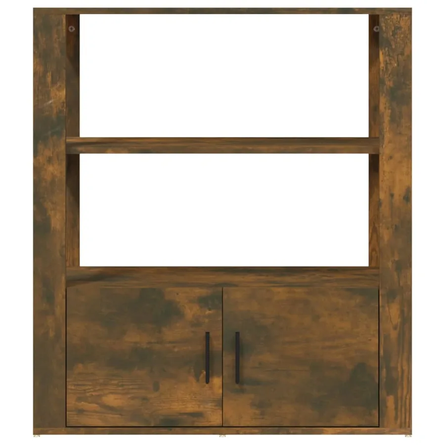 Buffet Chêne fumé 80x30x90 cm Bois d'ingénierie - 6