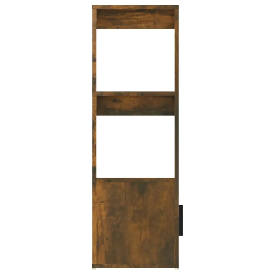 Buffet Chêne fumé 80x30x90 cm Bois d'ingénierie - 8