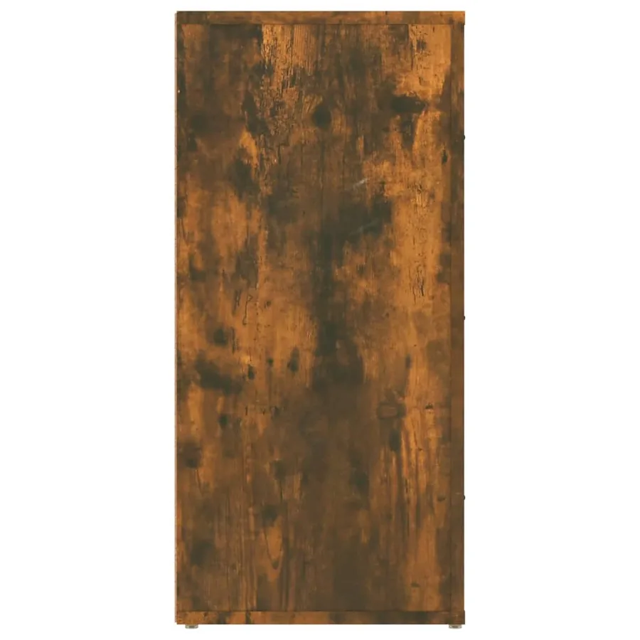 Buffet Chêne fumé 40x33x70 cm Bois d'ingénierie - 5