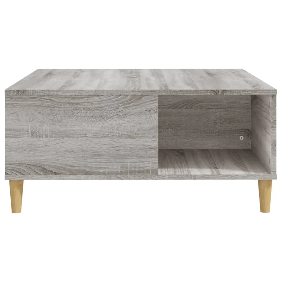 Table basse sonoma gris 80x80x36,5 cm bois d'ingénierie - 6