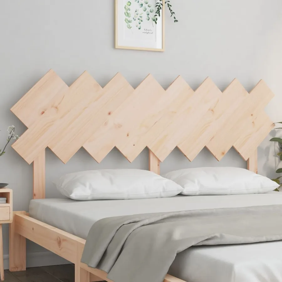 Tête de lit 159,5x3x80,5 cm Bois massif de pin - 3