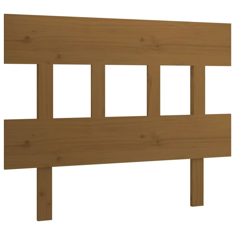 Tête de lit Marron miel 103,5x3x81 cm Bois massif de pin - 2