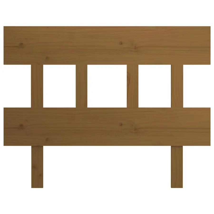 Tête de lit Marron miel 103,5x3x81 cm Bois massif de pin - 3