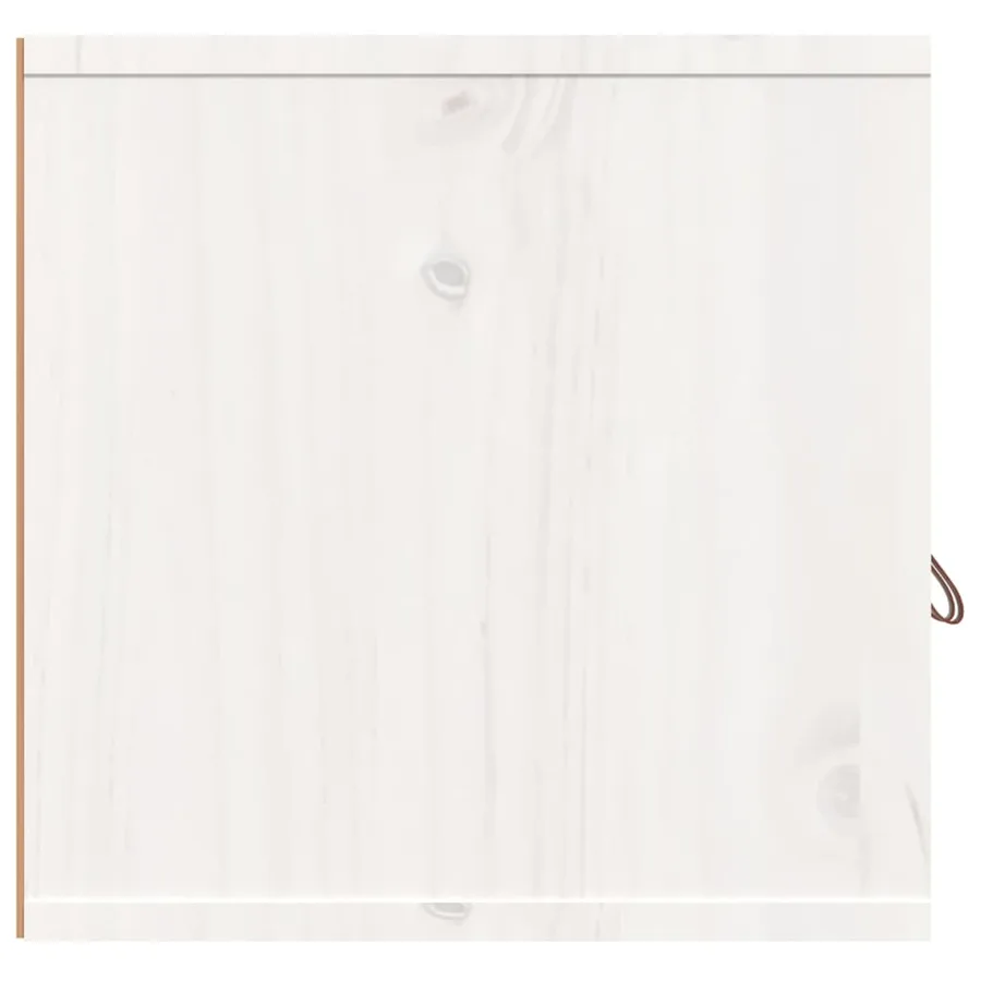 Armoire murale blanc 60x30x30 cm Bois de pin massif - 6