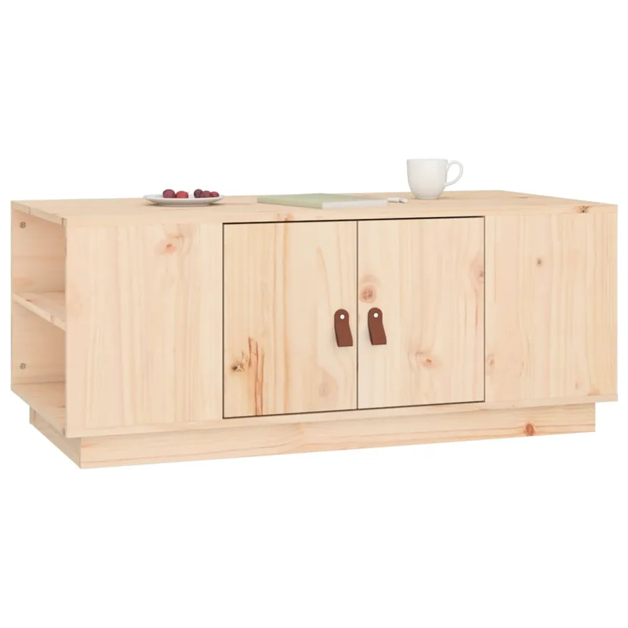 Table basse 100x50x41 cm Bois massif de pin - 5