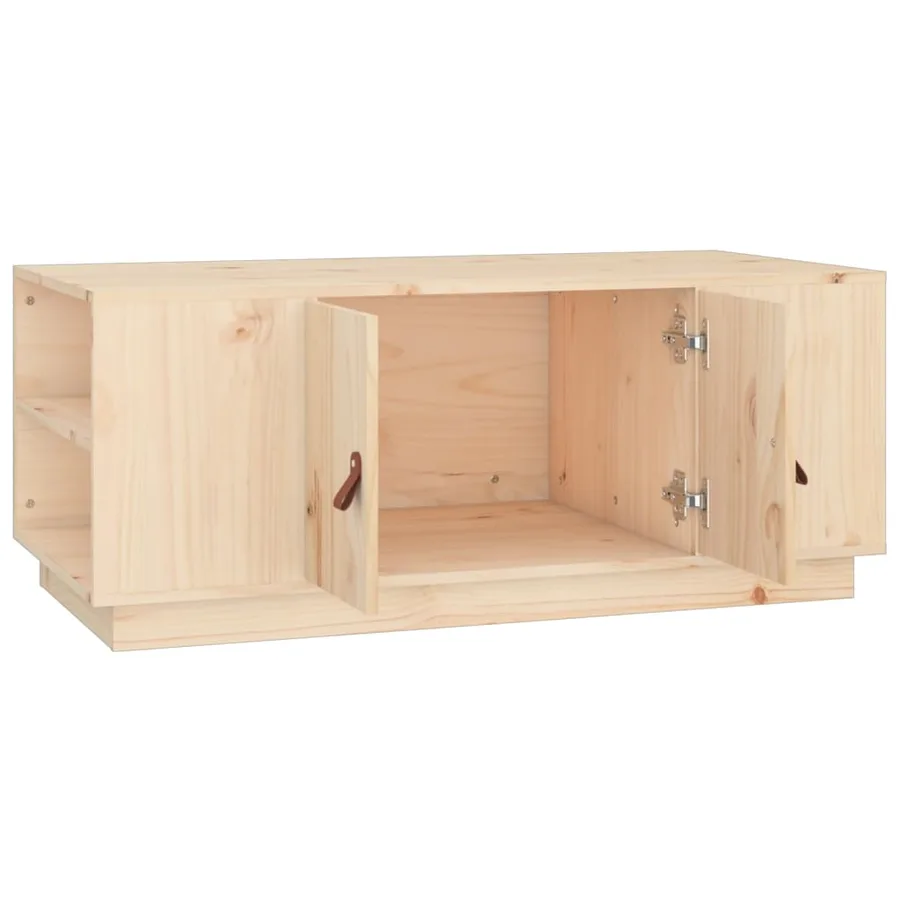 Table basse 100x50x41 cm Bois massif de pin - 7
