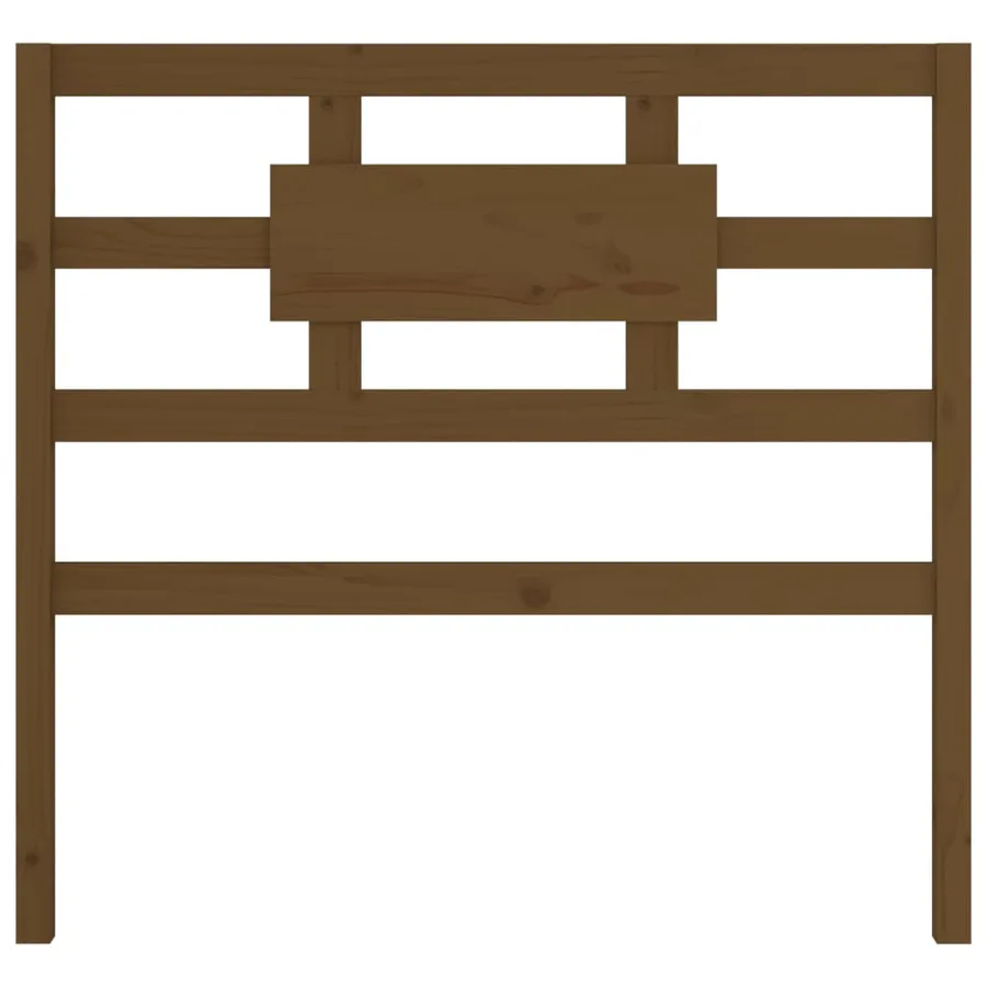 Tête de lit Marron miel 95,5x4x100 cm Bois massif de pin - 4