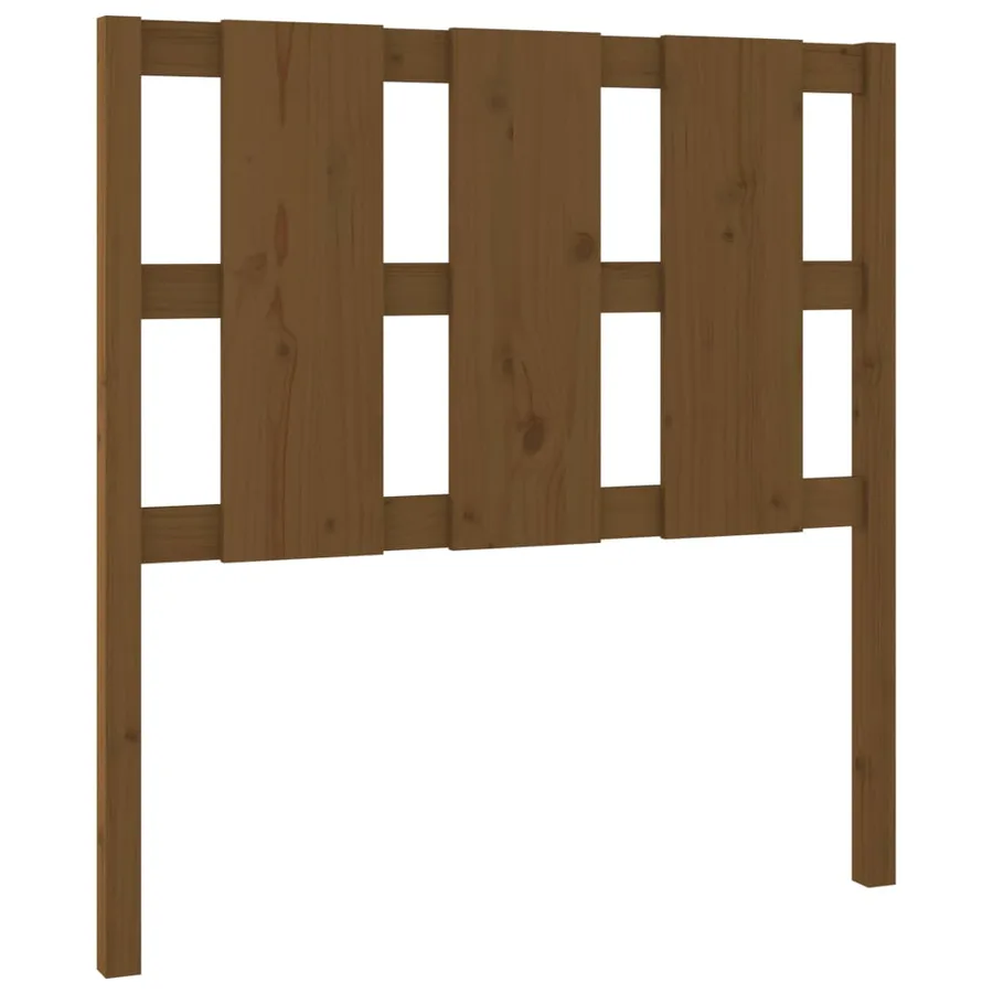 Tête de lit Marron miel 95,5x4x100 cm Bois massif de pin - 2