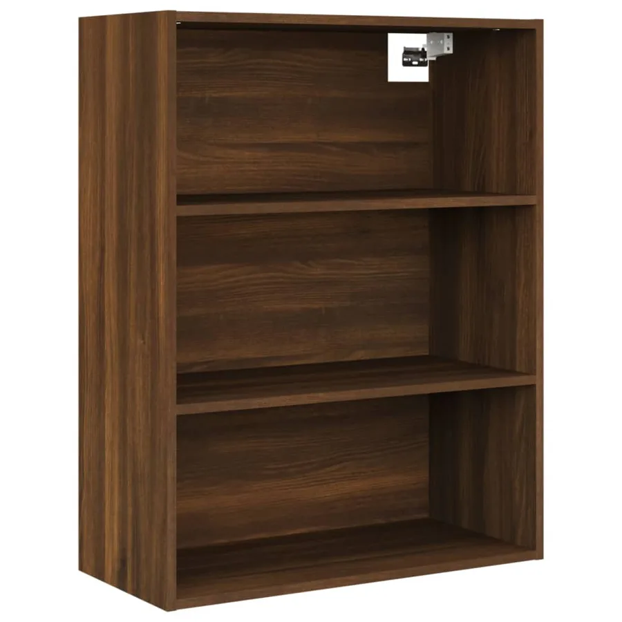 Armoire murale suspendue Chêne marron 69,5x32,5x90 cm - 2