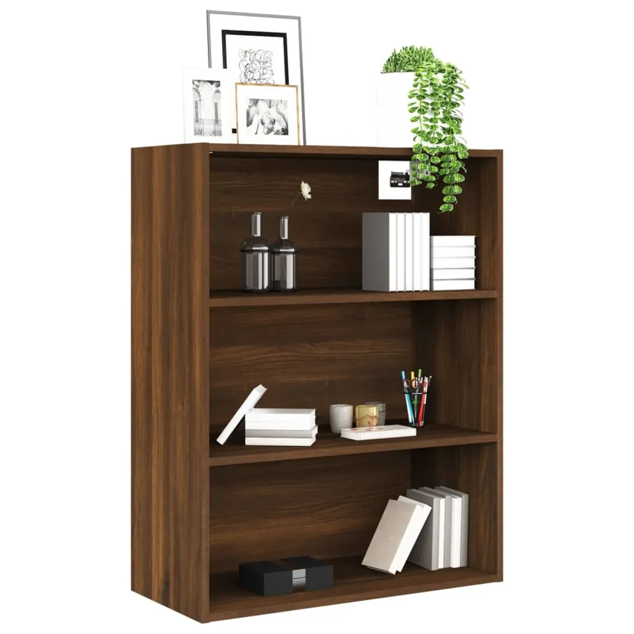 Armoire murale suspendue Chêne marron 69,5x32,5x90 cm - 4