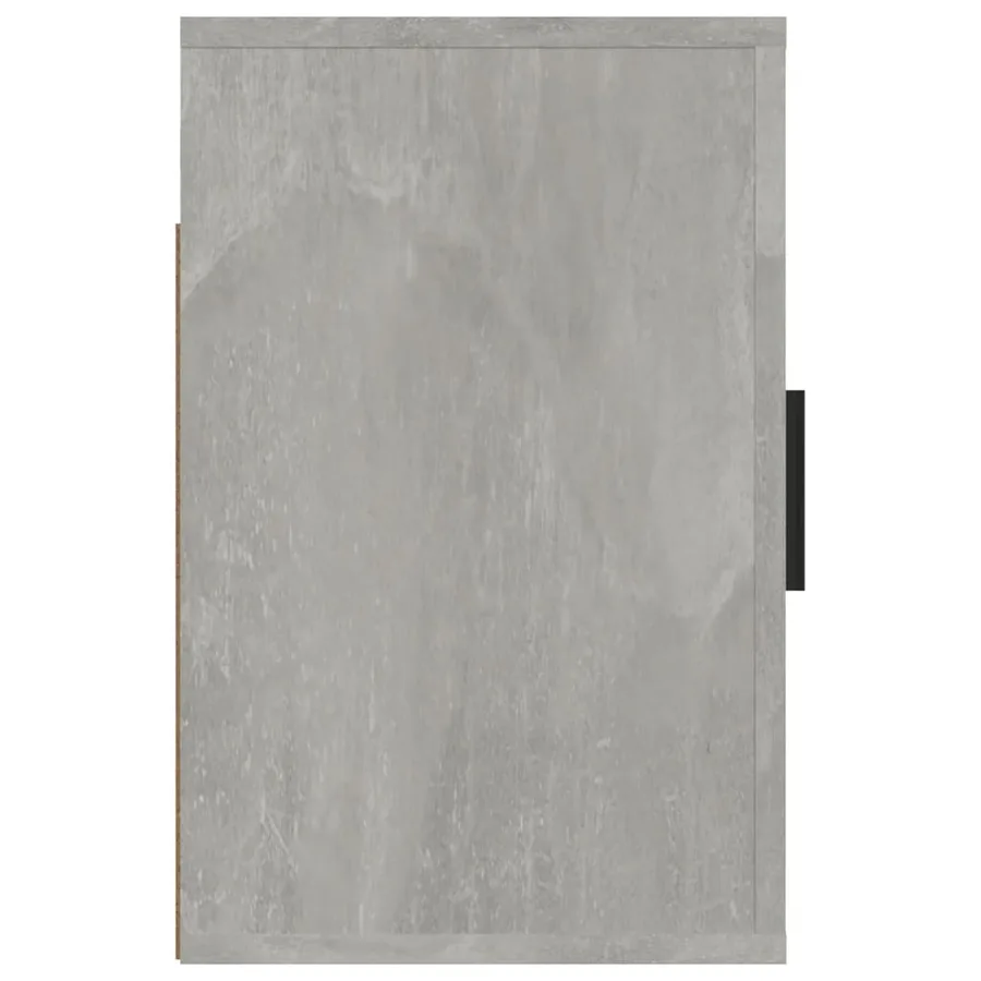 Table de chevet murale Gris béton 50x30x47 cm - 7