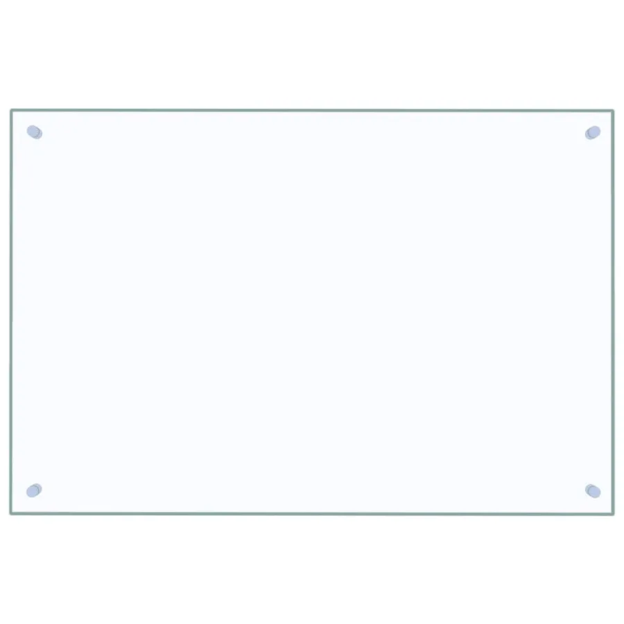 Dosseret de cuisine Transparent 90x60 cm Verre trempé - 2