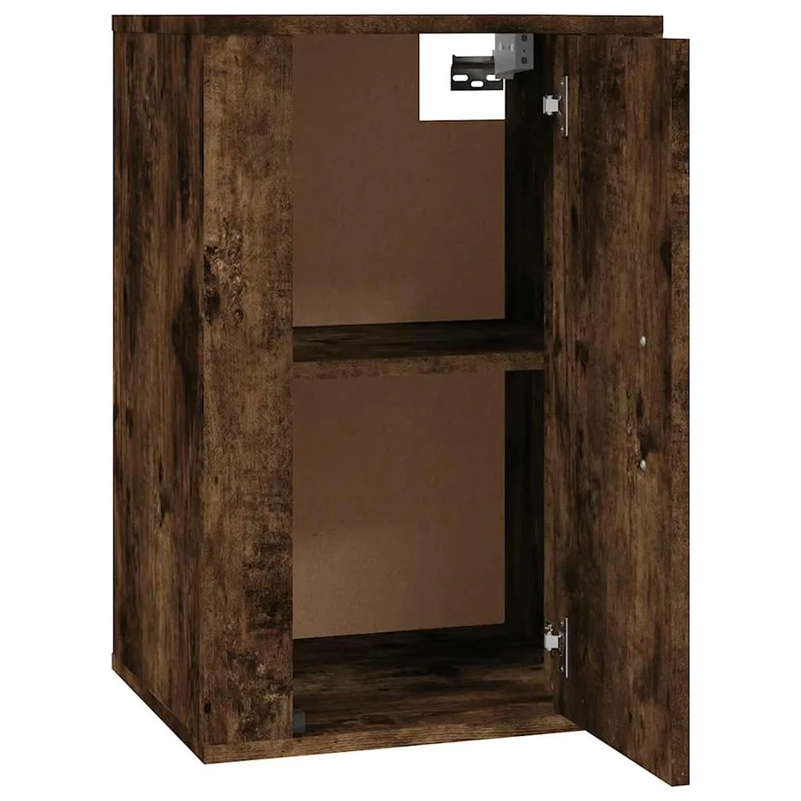 Meubles TV muraux 2 pcs Chêne fumé 40x34,5x60 cm - 6